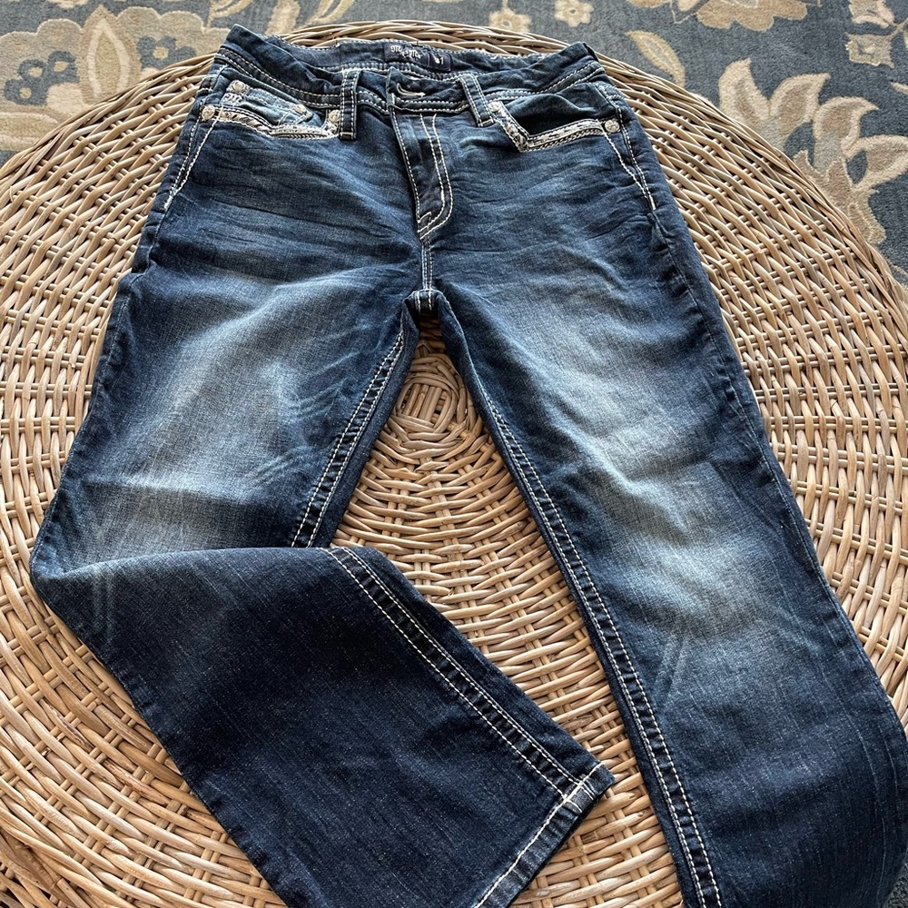 Miss Me dark denim boot cut jeans